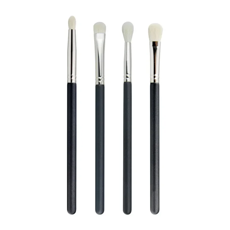 Kit de maquillage en poils de chèvre, brosse pour estomper, ombre à paupières, cosmétique