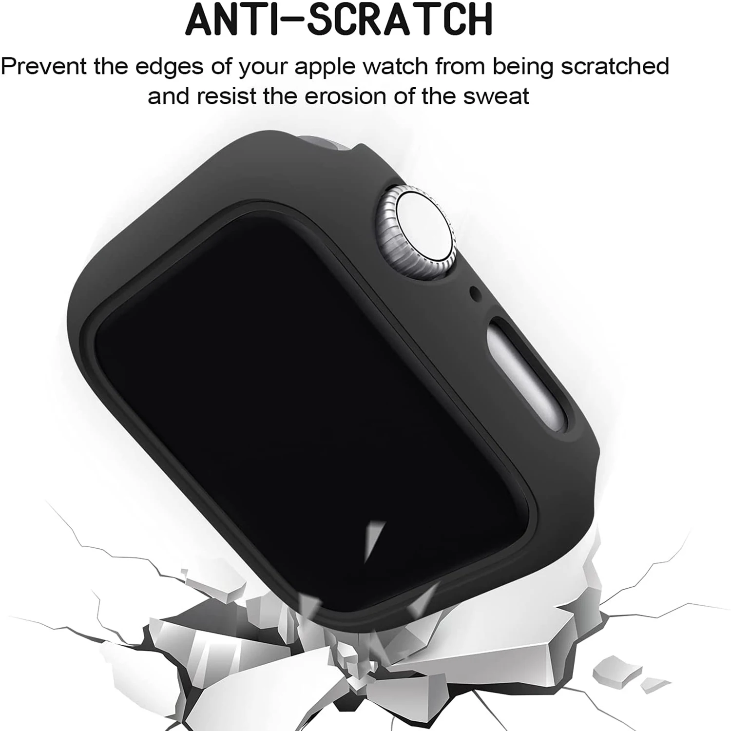 Cover For Apple Watch Case 45mm 41mm 44mm 40mm 42mm 38mm Accessories PC bumper screen Protector iWatch series 9 8 6 5 4 3 se 7 image 3