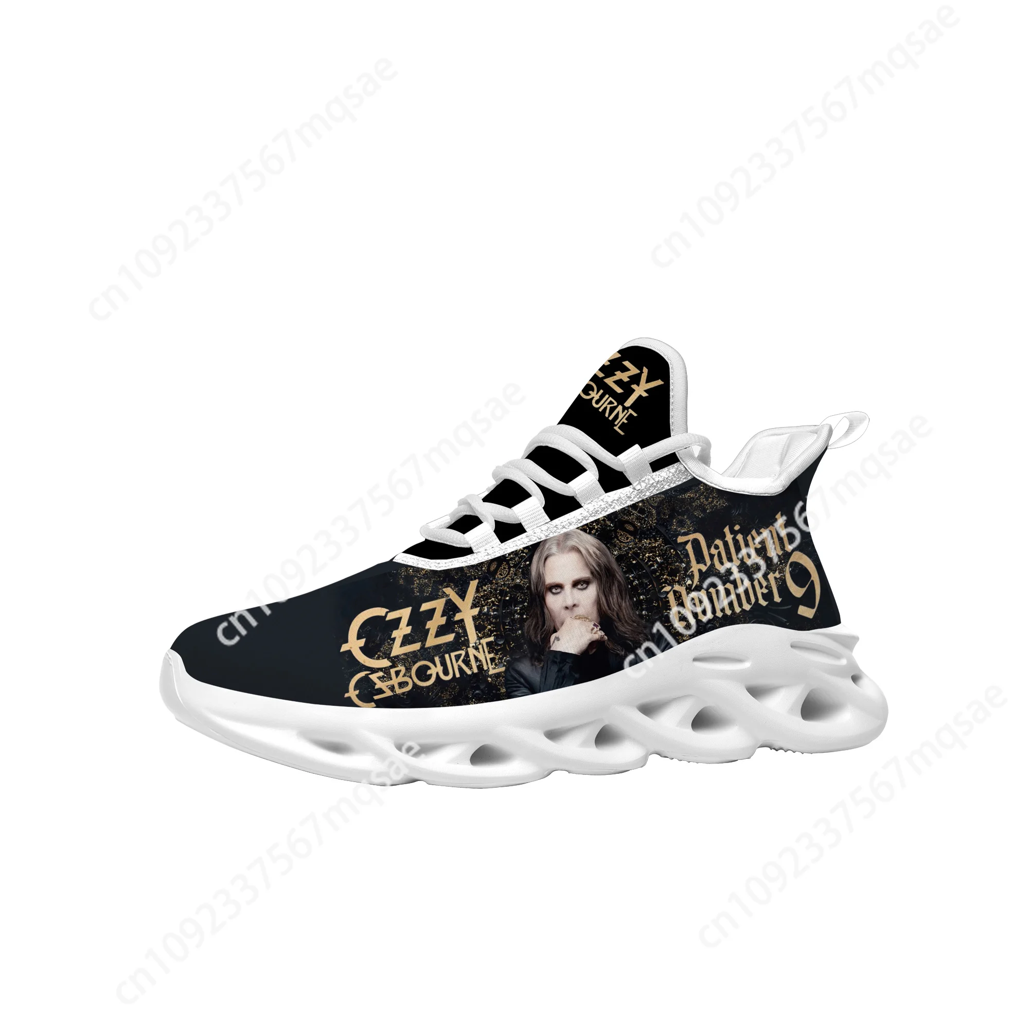 Ozzy Metal Rock Singer Osbourne Flats Sneakers High Quality Mens Womens Sports Shoes Customized Sneaker Casual Custom Made Shoe