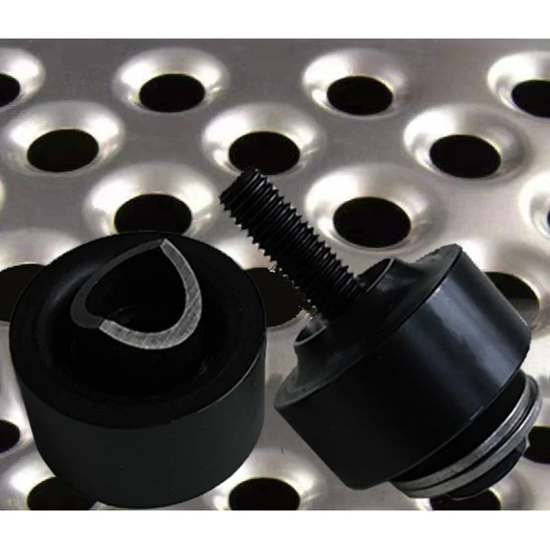 Durable Performance Punch/Flare Tool Set 2“ in Diameter Hole Precision Dimple Plate Dies in Black