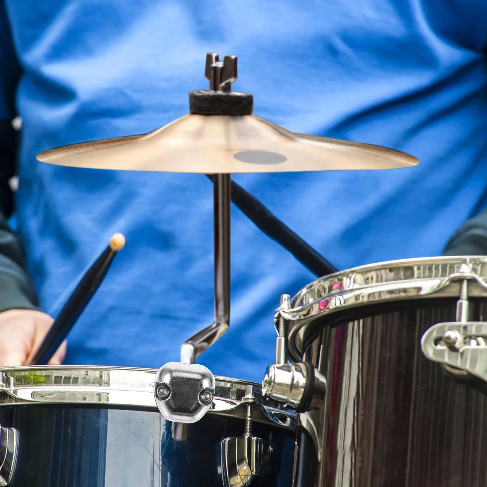 الصنج المشبك الثقيلة المعادن توم طبل المشبك أداة الصنج حامل كليب الموسيقية ملحق طبل الأقواس أداة قضيب كليب