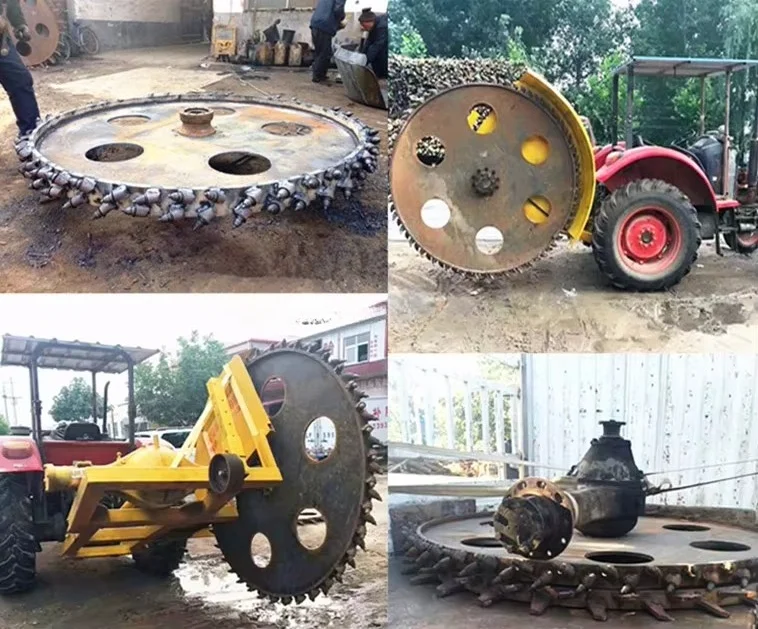 Obrázek 7: Horké prodej vysoký efektivita trenching stroj mini rýhovač traktorbagr disk rýhovač gracht čarodějnice rýhovač
