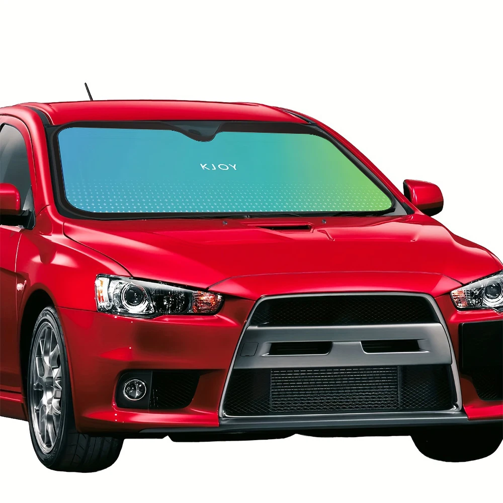 3 Colors Double Bubble Aluminum Foil Car Sunshade Front Car Seat Rear Windscreen Curtain Heat Insulation Sun Protector Accessory