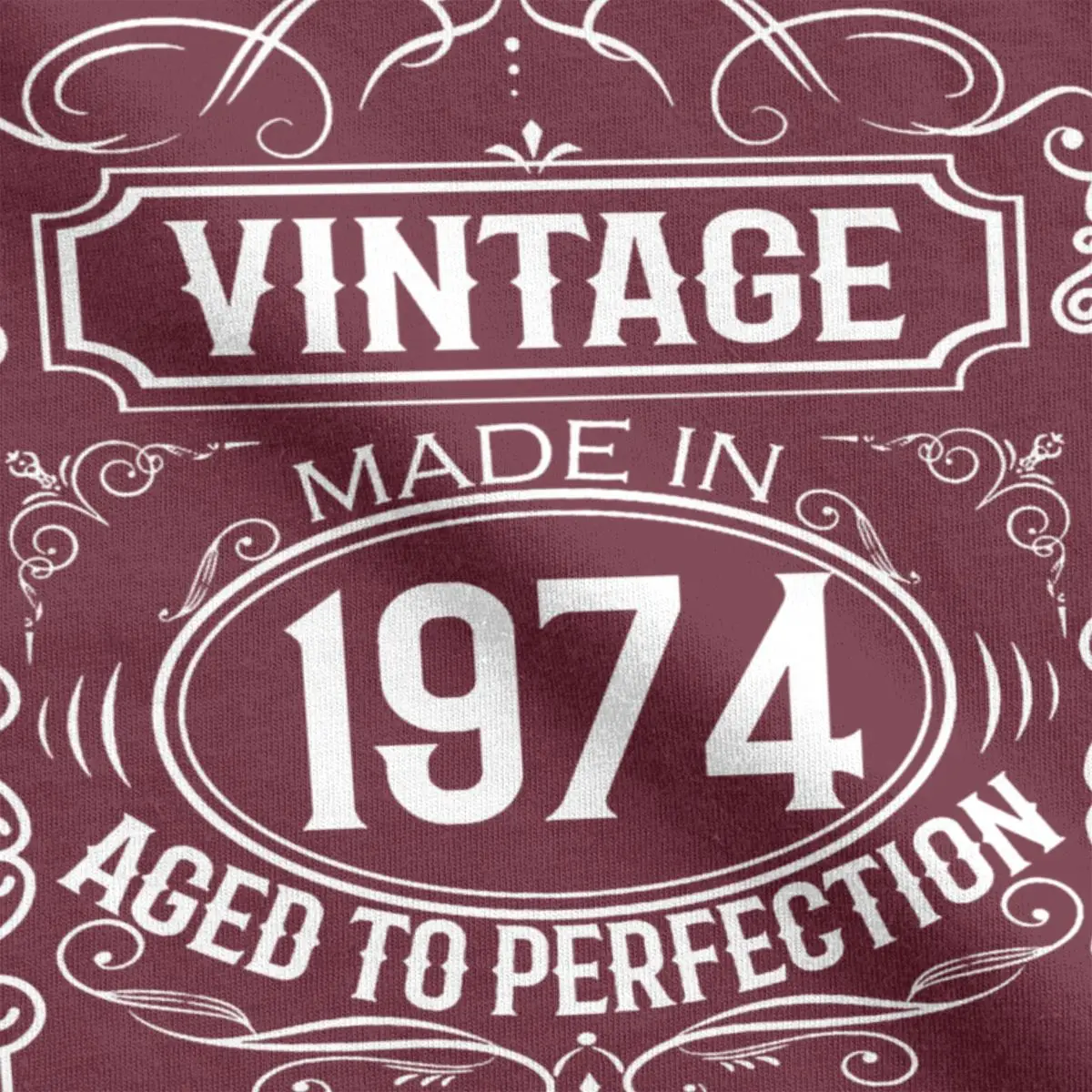 Vintage 1974 Limited Edition Made In 1974 T Shirt for Men 100% Cotton Vintage T-Shirts 50 Years Old Tee Shirt Tops Plus Size