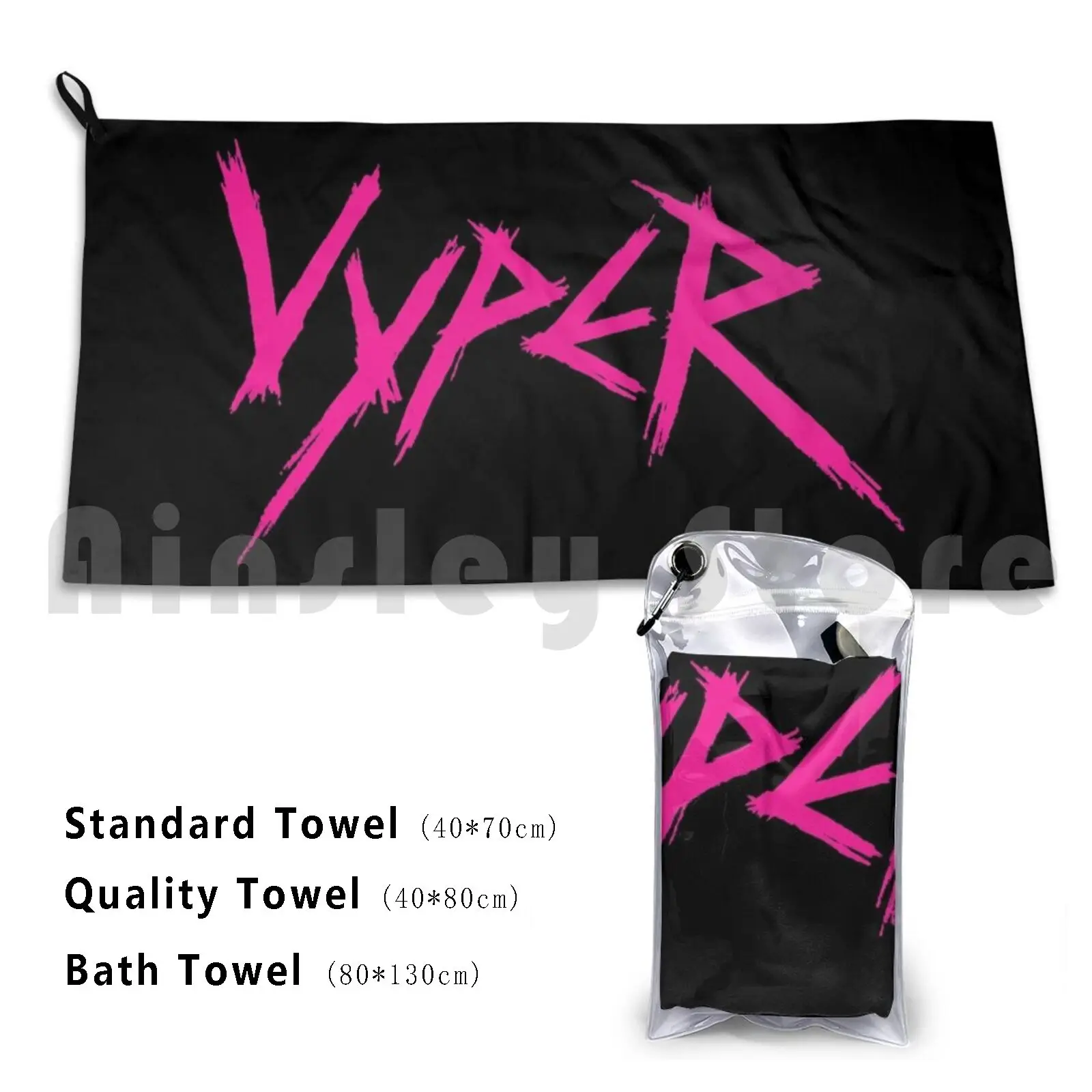 Vyper Metal Custom Towel Bath Towel Vyper Afraid Of The Dark 1985 80s Metal 80s Heavy Metal Hair