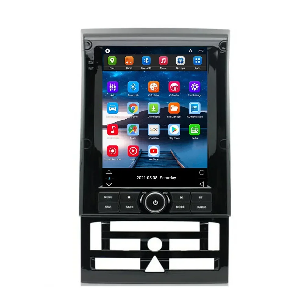 Fotografia 4: 9.7 Polegada android 14 para peugeot 407 2004-2008 tesla estilo rádio do carro estéreo multimídia player de vídeo dvd navegação gps sem 2din bt