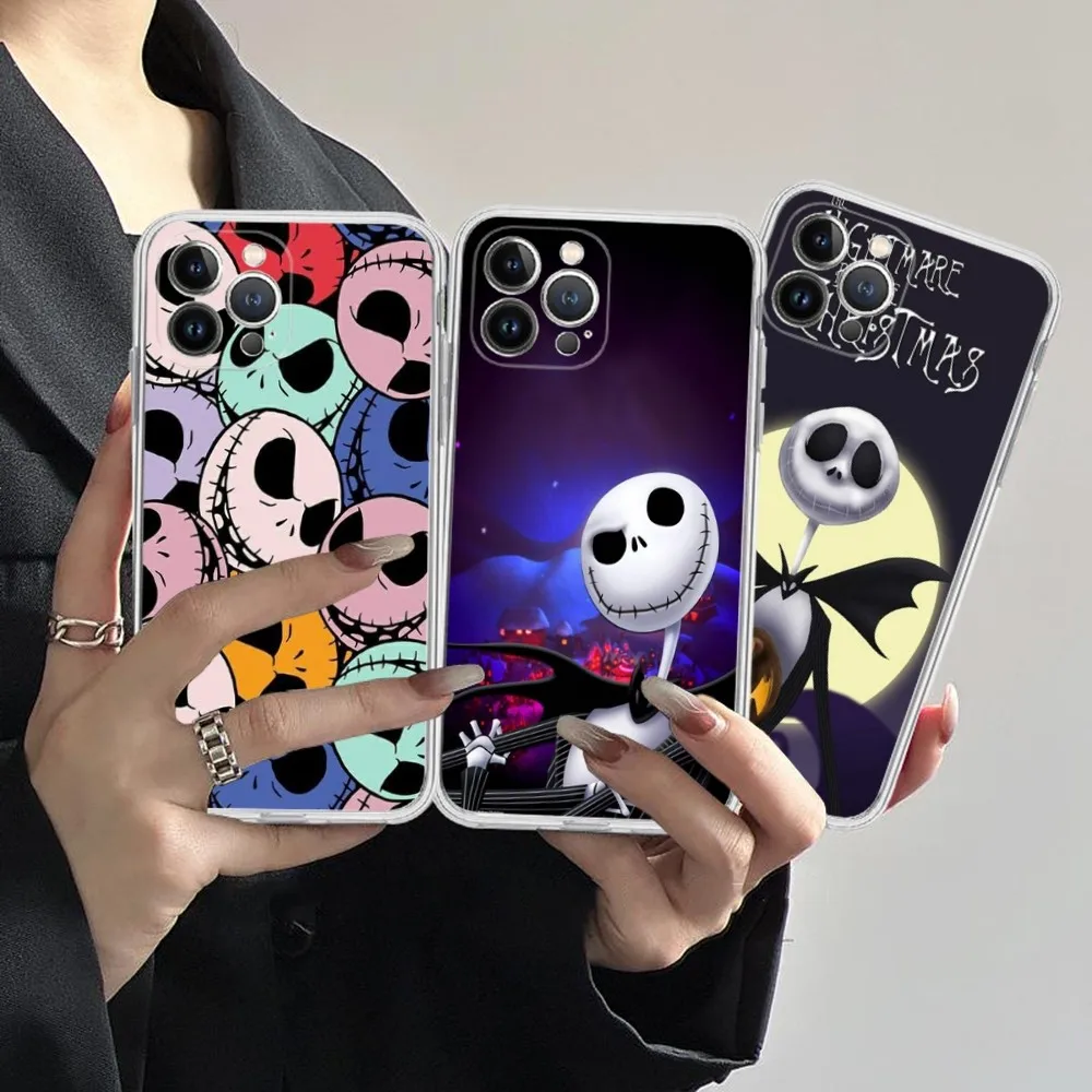 C-Corpse B-Bride Jack Sally Cute Phone Case Silicone Soft for iphone 16 15 14 13 12 11 Pro Mini XS MAX Plus X Cover