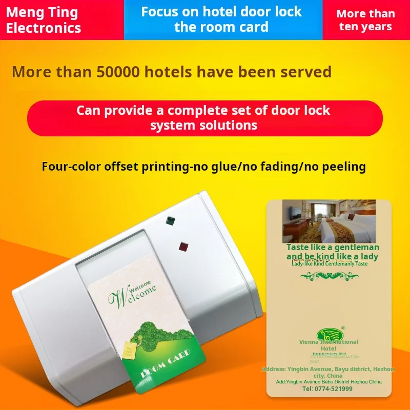 Yangge Hotel The Room Hotel Door M157 Proximity Door Lock System Registration Writing Mechanism Ma