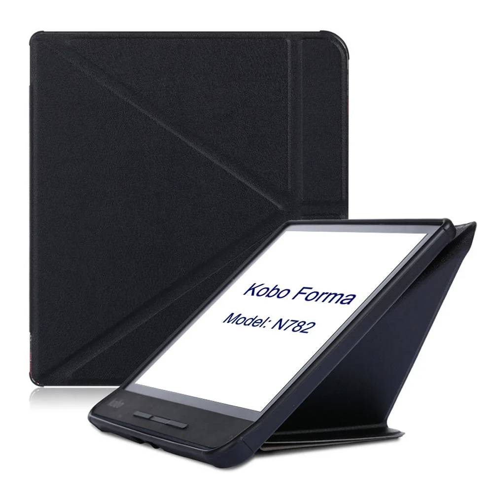 

For Kobo Forma 8 inch E-Reader (2018 Release Version) E-Book Soft TPU Cover, Ultra Slim PU Leather Case with Sleep/Wake