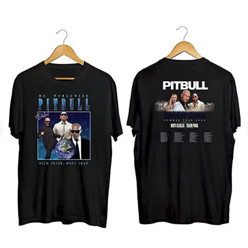 Camiseta Pitbull Merch Cant Stop Us Now con fechas de la gira de verano 2022