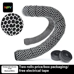 NPY Bike Handlebar Tapes Anti-slip Cotton Cycling Tape Shock-absorbing Sweatabsorbing Bicycle Handle Straps Cycling Equipment