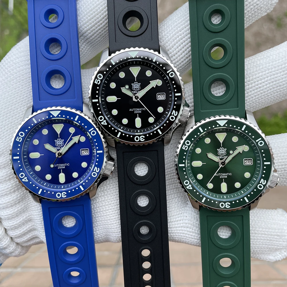 STEELDIVE SD1973 Men's Dive Watch NH35 Automatic Mechanical Men's
