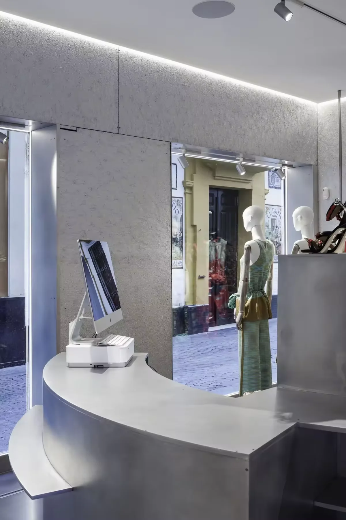 Sanhai Design per interni Negozio di abbigliamento da donna Negozio di design Pianificazione spaziale Resa massima 3D Piano da pavimento Layout di disegno per l'edilizia