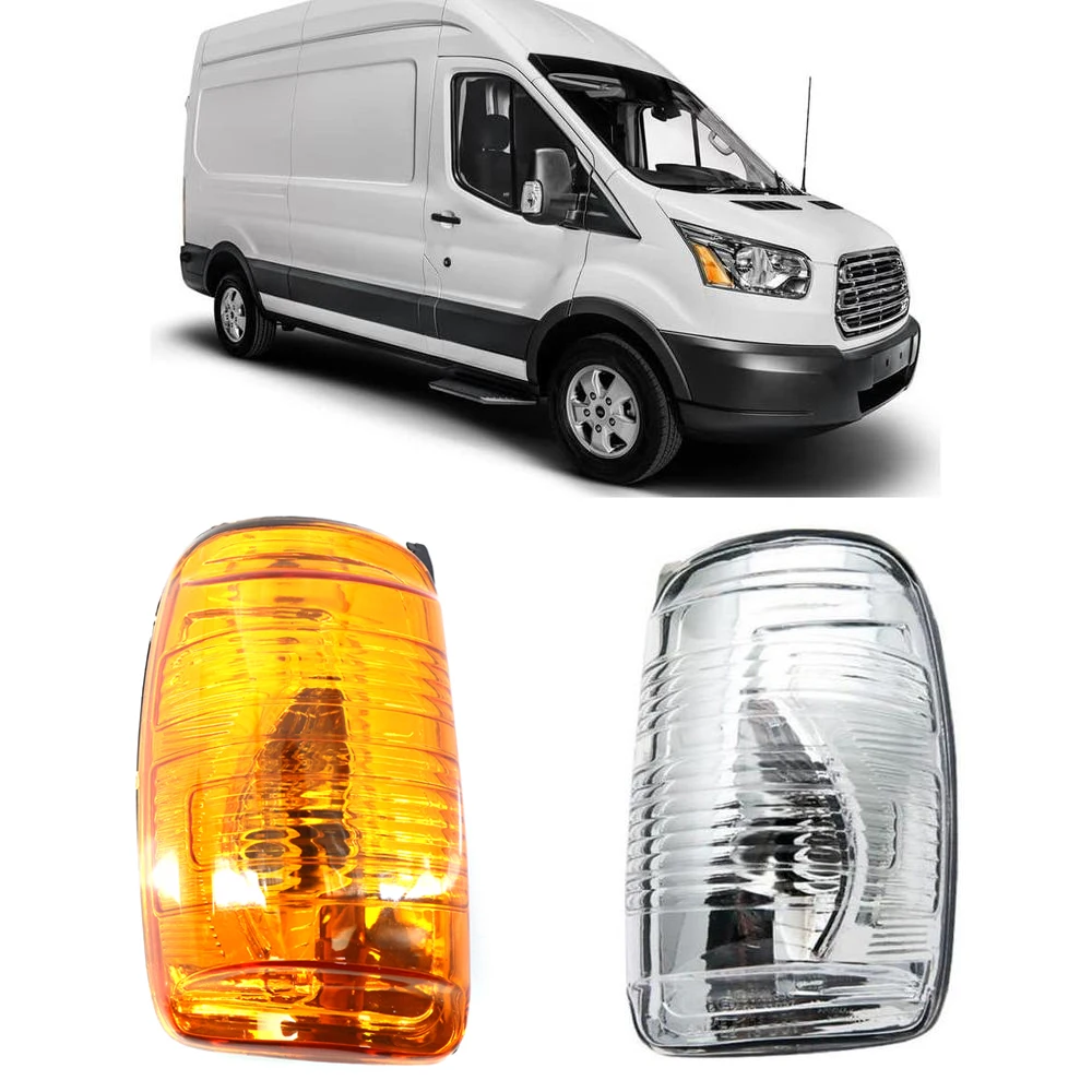 

2pcs Left Right Side Mirror Turn Signal Light For 2014-2022 Ford Transit MK8 2015-2022 Ford Transit 150 250 350 350HD