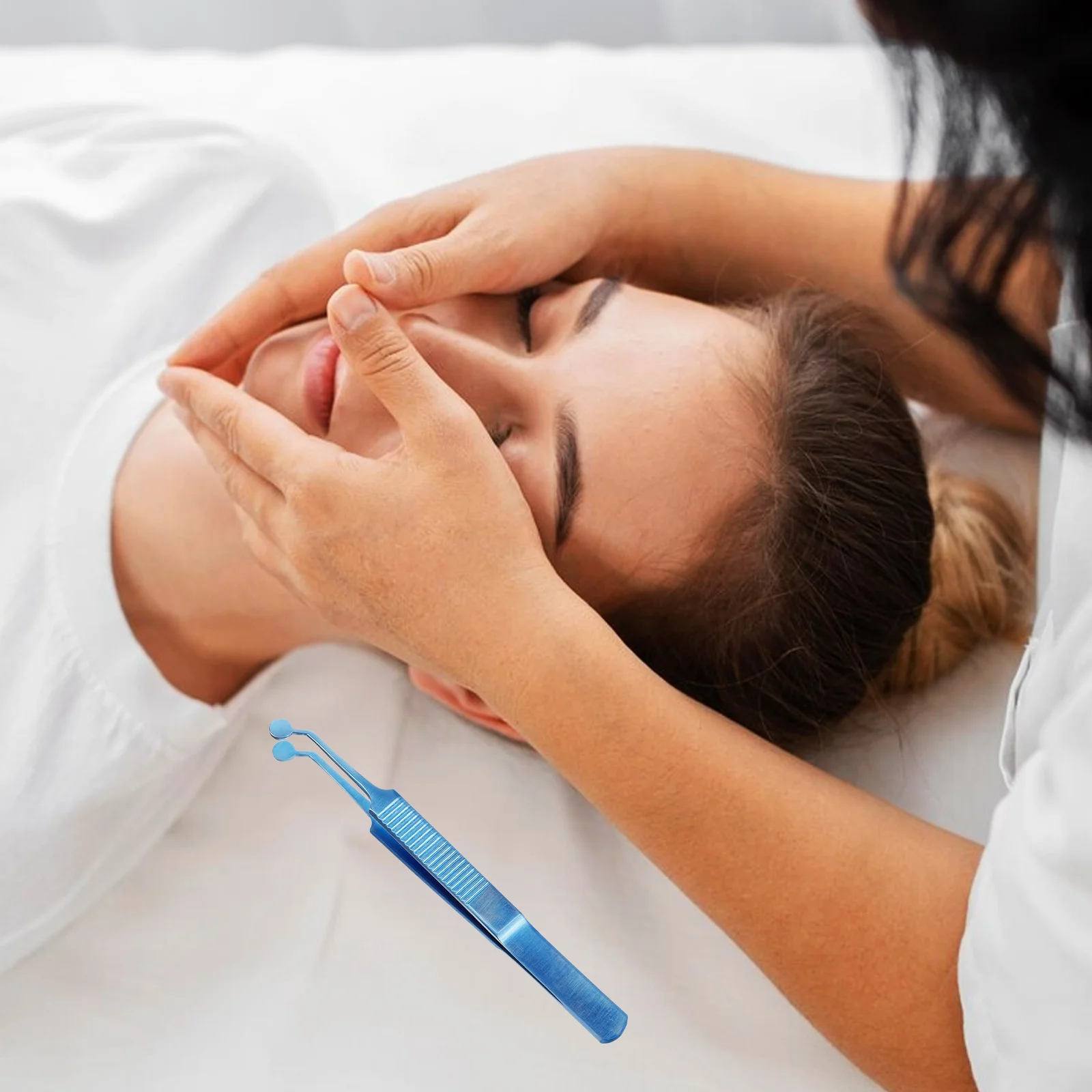 Präzision Meibomian Drüse Pinzette Edelstahl Augenlid Kompressor zur Linderung von Augenbeschwerden Frauen Gesichtswerkzeuge 2024