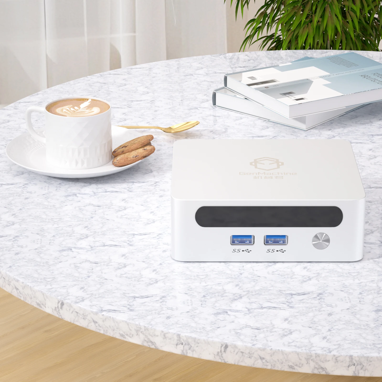 GenMachine Mini PC AMD Ryzen3 5300U Win10/11Pro R3 5300U RAM 64G SSD 2TB Dual Channel Office Gaming Computer pc gamer presente diy