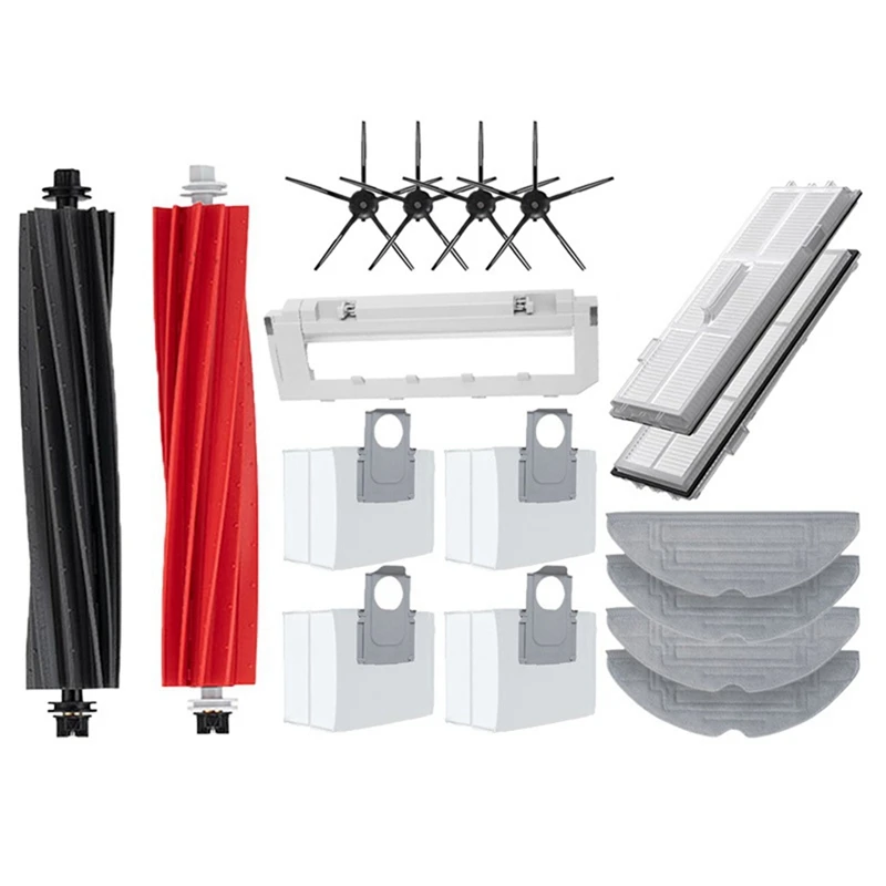 

For Roborock S8 Pro Ultra Accessories Main Side Brush Hepa Filter Mop Choth Dust Bags Vacuum Cleaner Spare Parts
