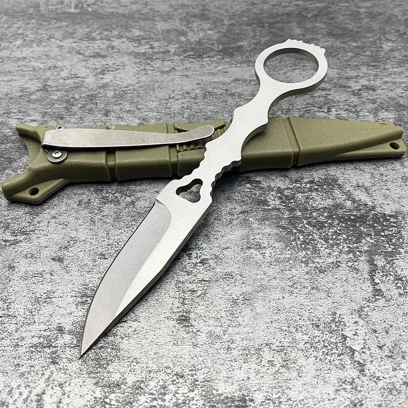 New Outdoor Straight Knife With Sheath Blade Tactical Knife Portable Mini Pocket Survival Knives High Hardness Camping EDC Tools