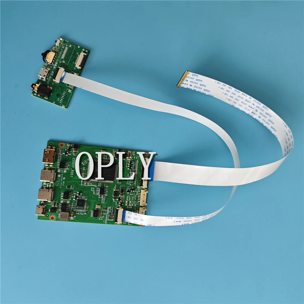 

Плата контроллера 2 TYPE C Mini HDMI-совместимая для B140HAK03.2 B140HAK03 14 дюймов 1920x1080 светодиодная панель экран комплект EDP DIY