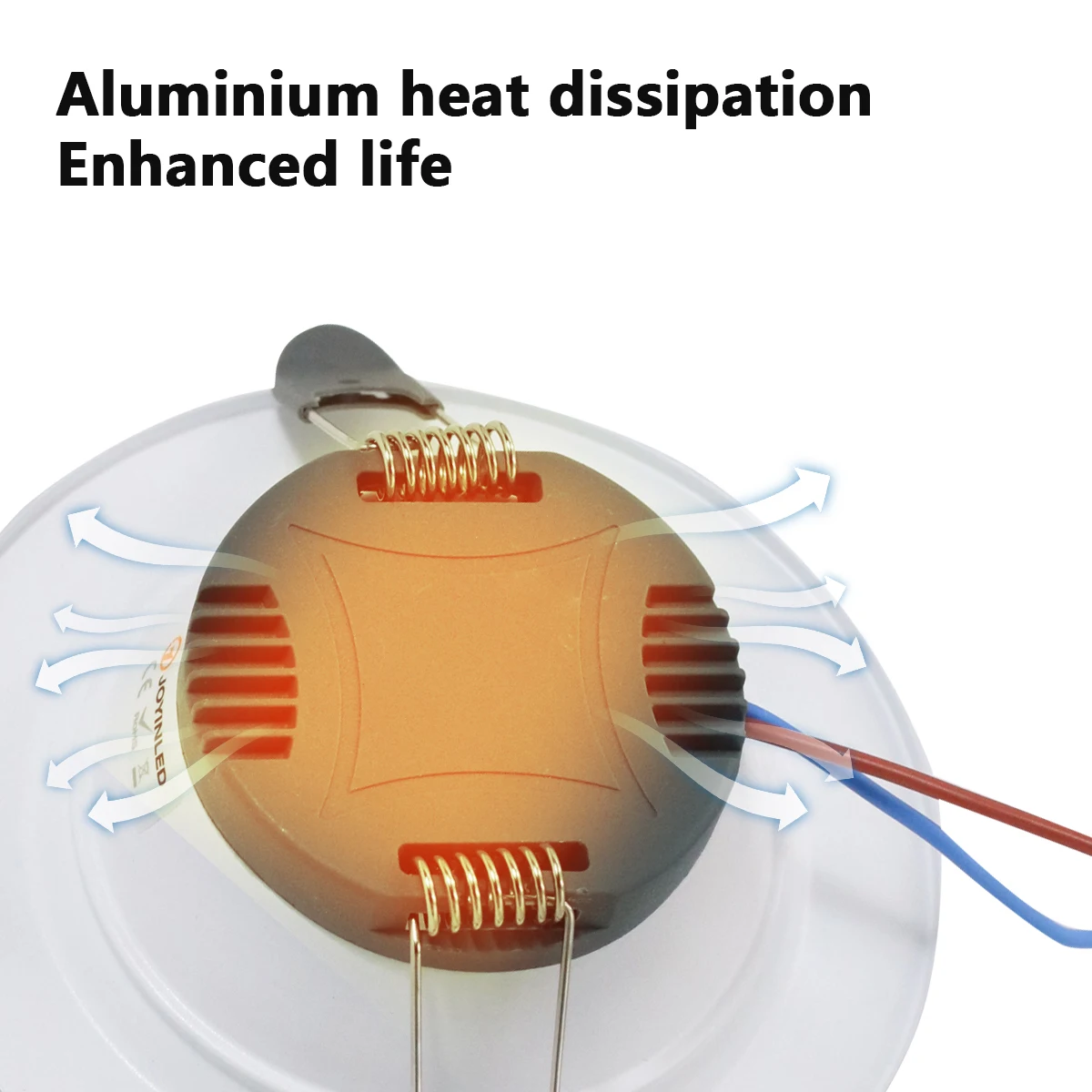 Faretto da incasso a LED sottile AC220V 5W 7W incorporato per la cucina della camera da letto guscio di plastica per interni soggiorno Luces Led Para Habitacion