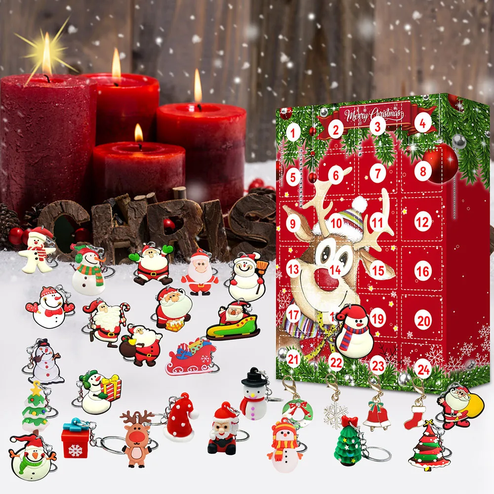 

Pendants Calendar Box On Christmas Fashionable Festival Surprise Case For Festival