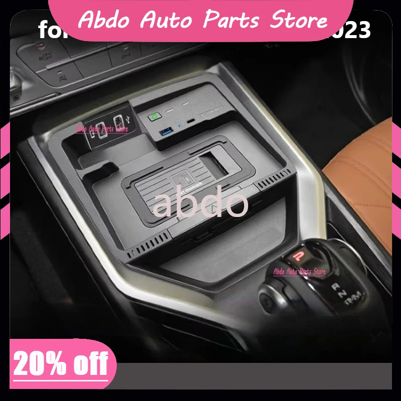 abdo Wireless Chargers Fast Charging Bracket Interior Storage Charging Board for Great Wall Haval H5 2023 for GWM Poer·KingKong