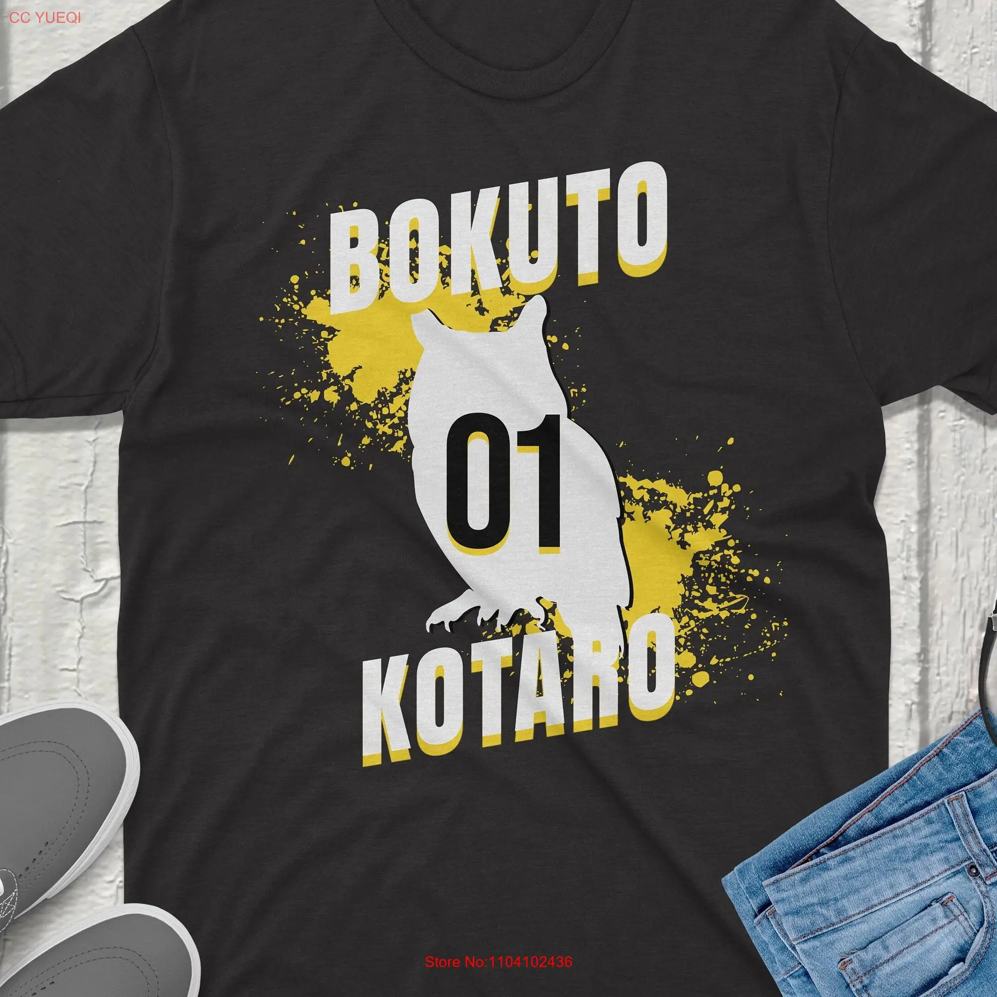 Kotaro Bokuto Haikyuu T Shirt Anime Volleyball Merchandise for Otaku Clothing long or short sleeves