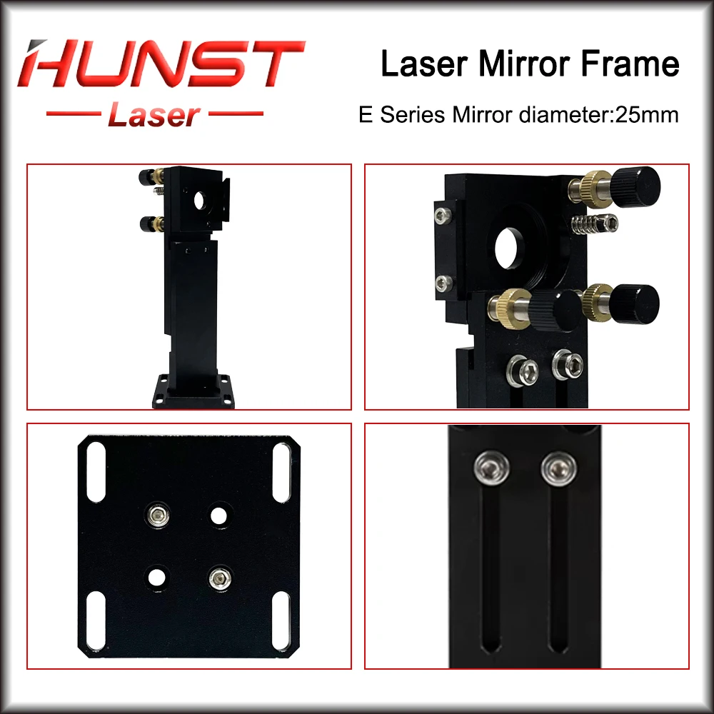 HUNST E Series CO2 العاكس الأول 25 مم تصاعد قوس النقش بالليزر وآلة القطع قوس متكامل #6