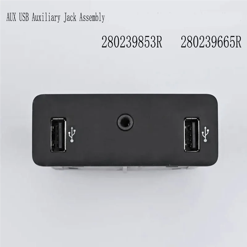 لرينو الكاردينال بطاقات اكسسوارات السيارات 280239853R AUX USB مساعد جاك الجمعية يناسب رينو تاليسمان ميجان 280239665R