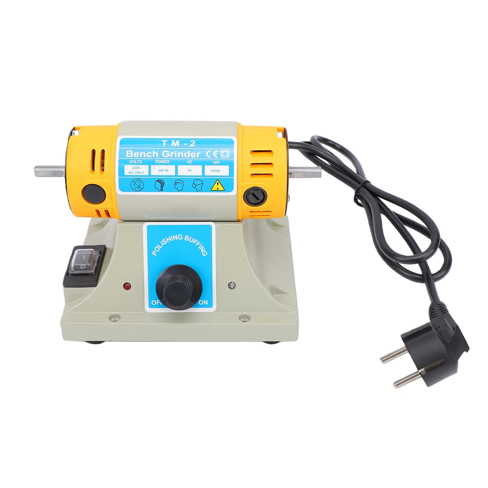 350W Electric Grinder Polishing Machine for Jewelry Dental Lathe Motor Lathe Polishing Machine