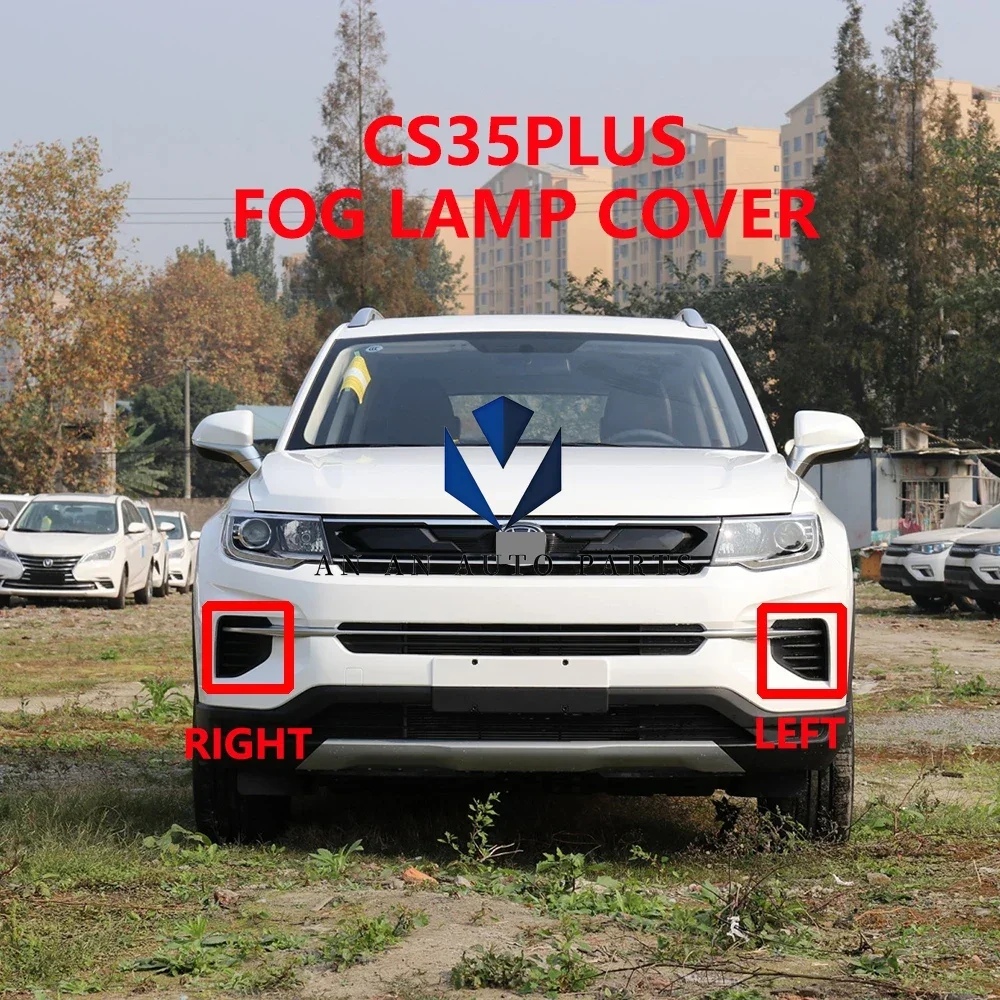 CHANGAN CS35PLUS Front Fog Light Cover Front Bumper Fog Lamp Decorative Panel Car Bumper Fog Lamp Trim Cover Replacement Parts