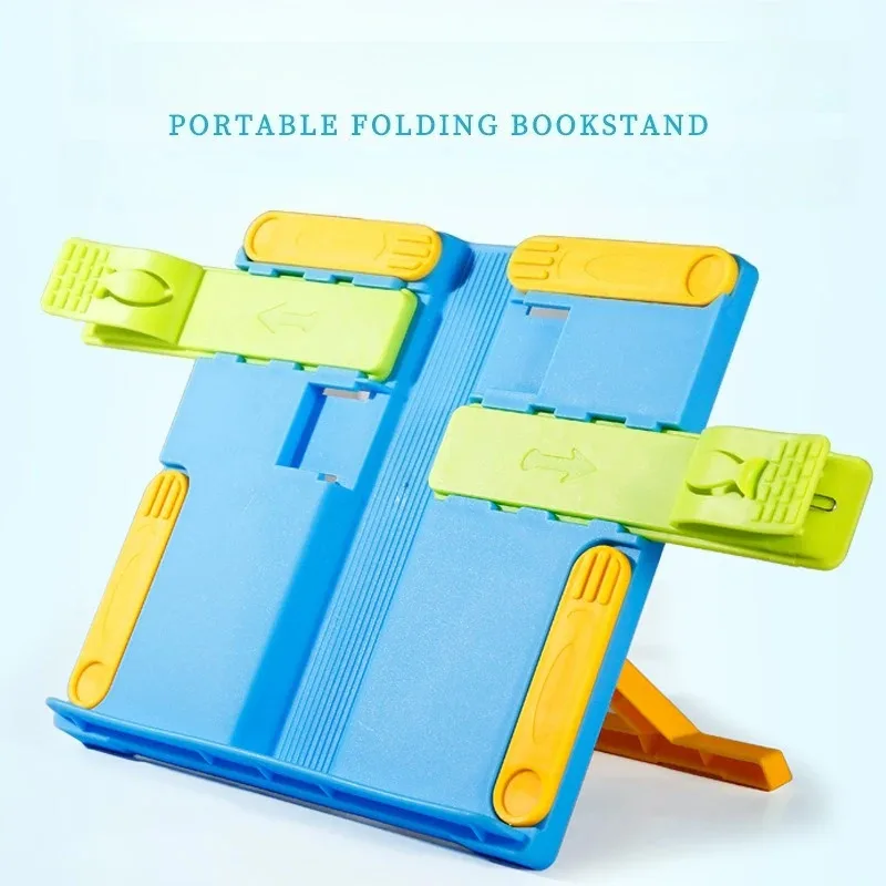 

Многофункциональная складная подставка для чтения, портативная настольная подставка для книг, студенческая подарочная книжная полка