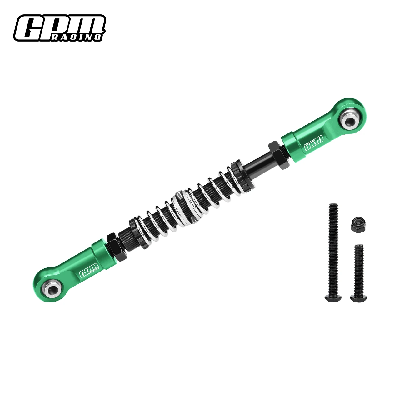 7075-legering, stuurkogelstang voor servo, verstelbare lengte/veerkracht, LOSI 1/8 LMT 1.0/2.0.