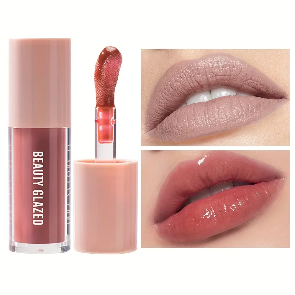 1pc Crystal Jelly Lipolie Hydraterende Opvullende Lippenbalsem met Glanzende Afwerking Perfect voor Zachte Natuurlijke Lip Mollige Essentie Lipverzorging