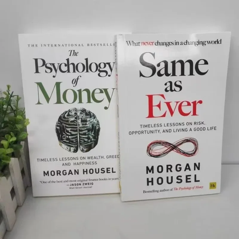 

2 Books/set By Morgan Housel The Psychology of Money and Same As Ever Book in English Paperback