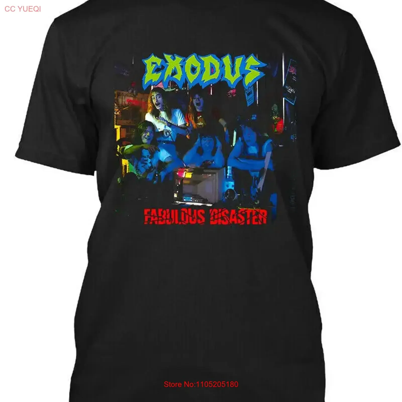 محدودة NWT الخروج رائع الكوارث الأمريكية المتطرفة المعادن روك تي شيرت S 4XL خمر غسلها امتدت تنفس عادية أوم