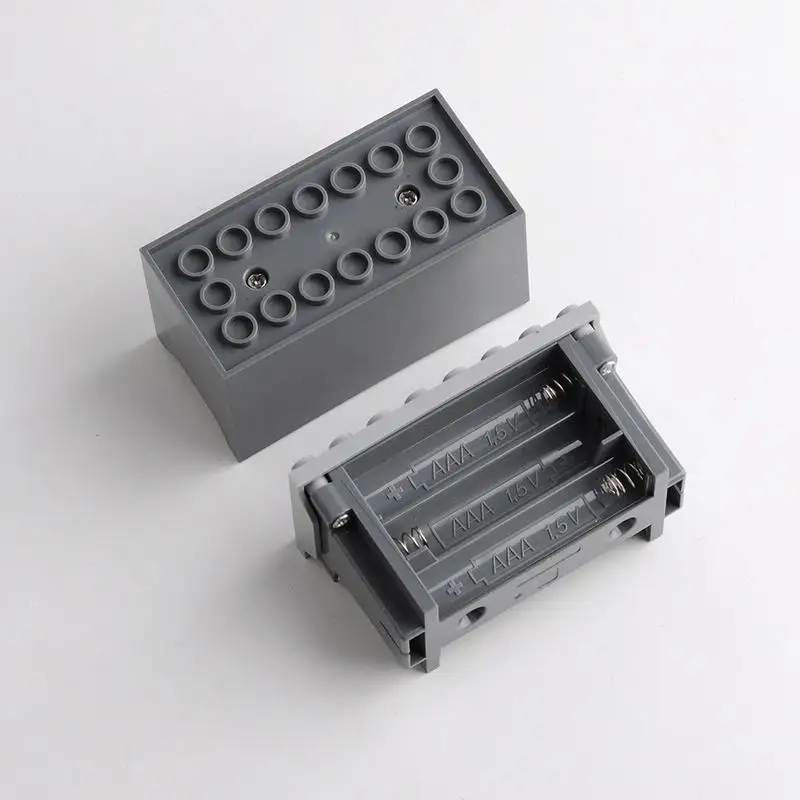 Moc 88000 caixa de bateria aaa blocos de construção funções de energia 1/2/4 peças opcionais para modelos de carros de trem técnico