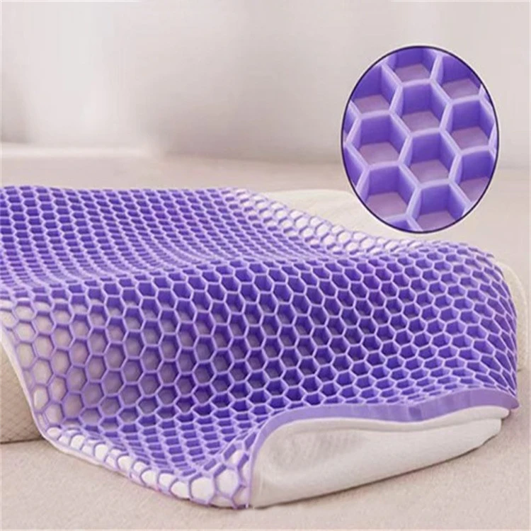 Pectin Pillowcase Breathable Air Layer TPE Pillowcase Washable with Water Sleeping Pillow Latex Pillowcase Household