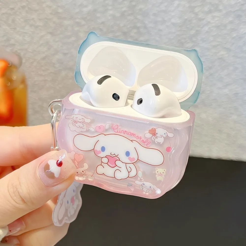 New for Apple AirPods Pro 3 2 Cartoon Cinnamoroll Earphone Protective Case for Apple AirPods 1 2 3 4 Pro Case with Pendant Cover - view 4