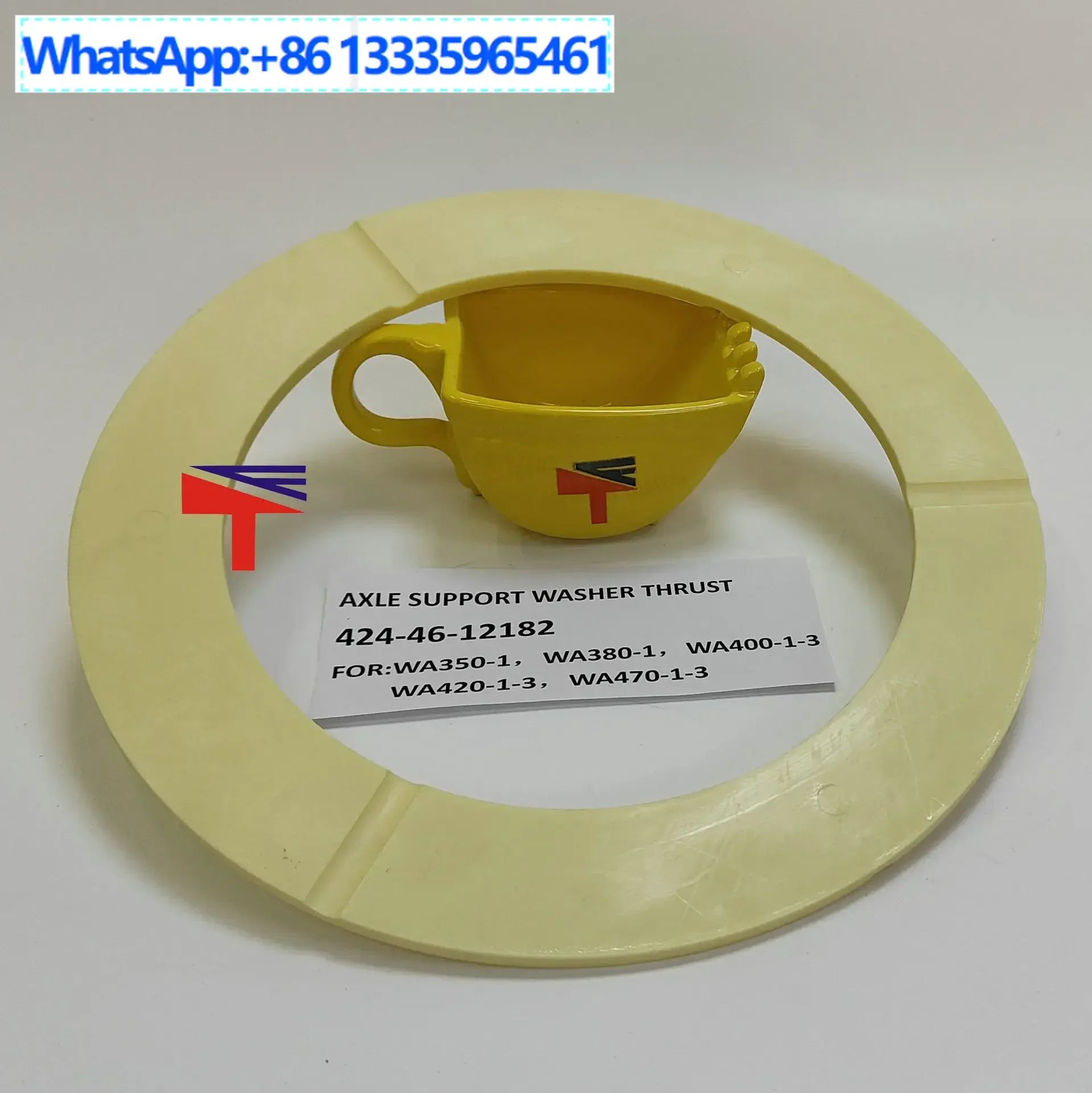 

424-46-1218 2 gasket for loader WA350-1 WA380-1 construction machinery parts