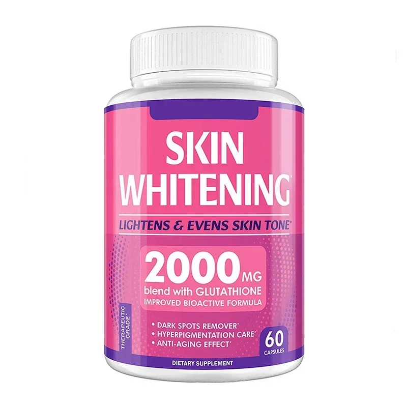 

Natural Whitening Effect On Skin , Collagencapsule, Glutathion, Vitamin C, Face, Melanin And Anti-continuity