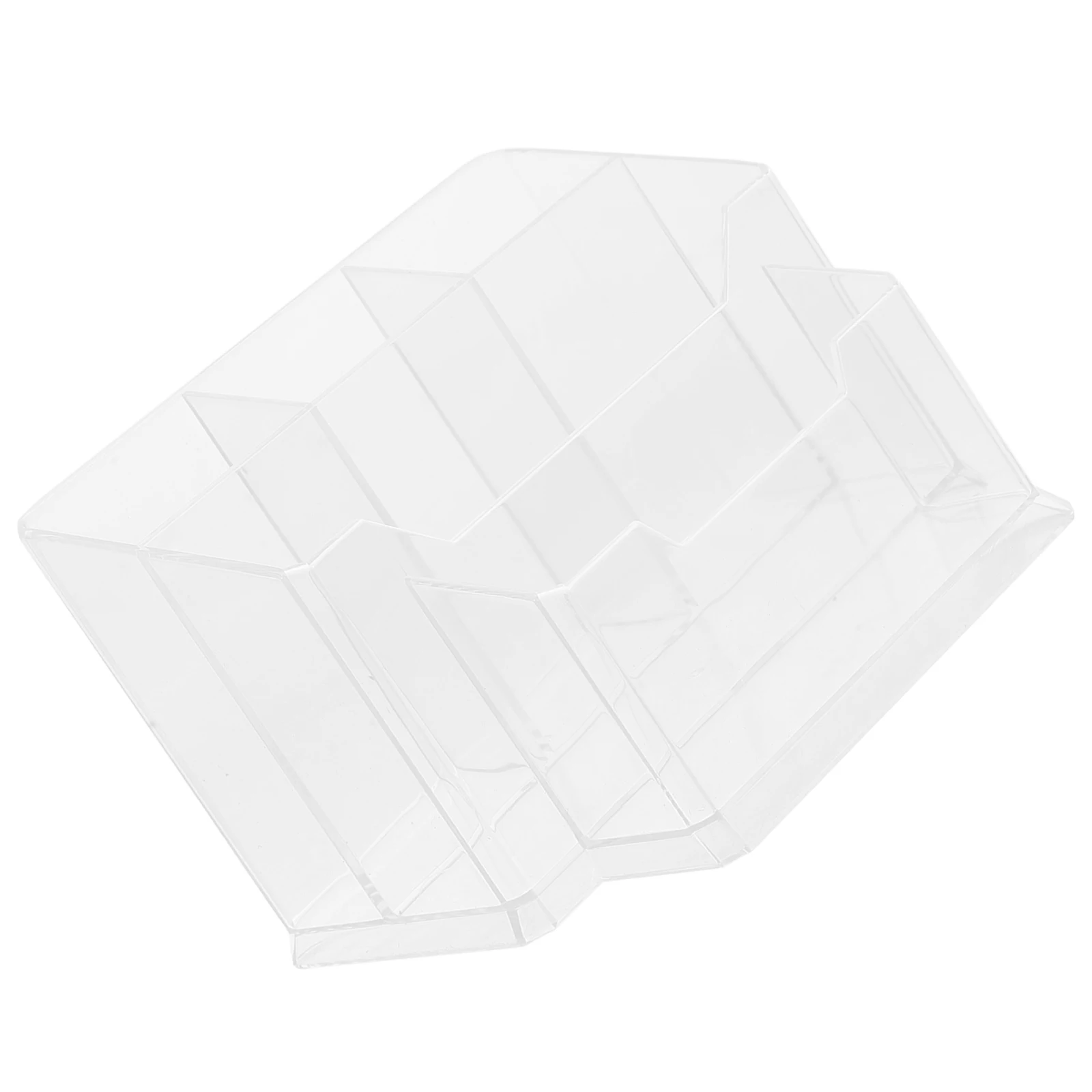 

Nail Tool Organizer Transparent Multi Compartment Storage Box for Makeup Acrylic Desktop Case Home Office Supply cosmetics