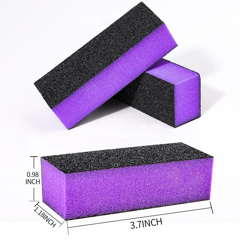 Nail Art Buffers Schuurblok 10 stks/partij Vingernagel Slijpen Pad Spons Buffer Polish Manicure Pedicure Gereedschap Acryl Nagelvijl