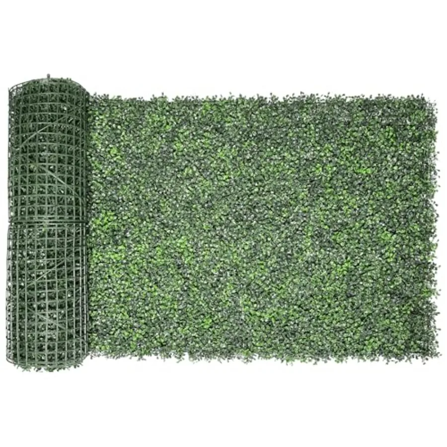 

Улучшенная панель для ограждения из искусственной травы, 32x96 дюймов, 21.36 кв. футов, имитация плюща, для улицы