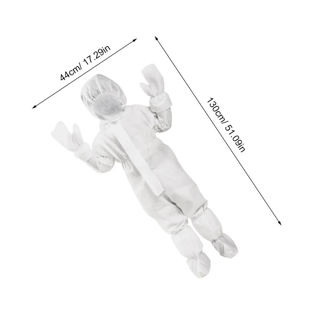 Children One-Piece Disposable Protective White Breathable Lightweight Outdoor Travel Sports Size L Gloves Shoe Covers