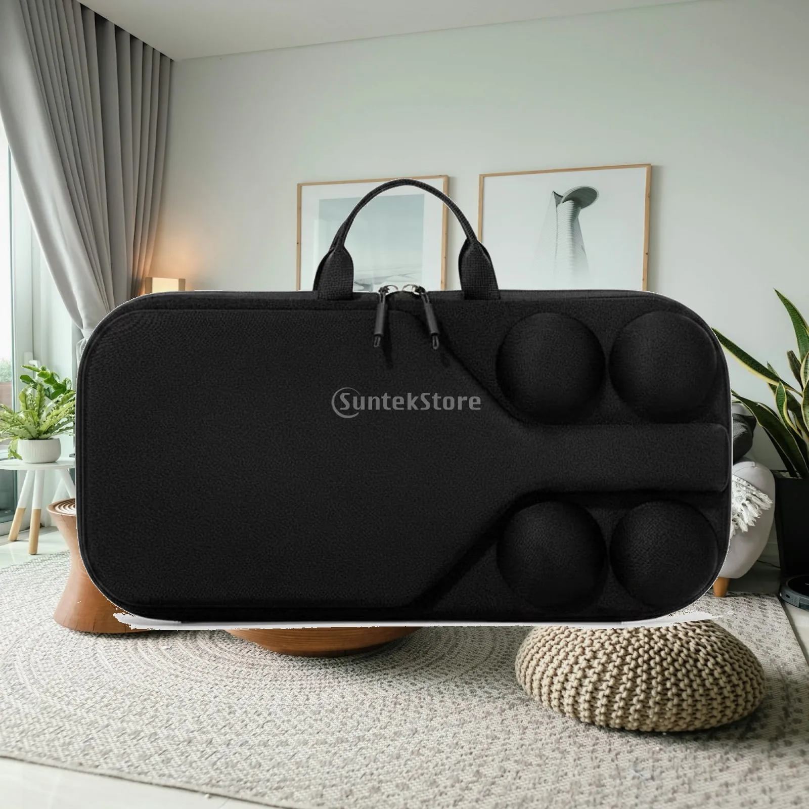 Étui de rangement étanche, sac de transport portable pour raquettes, boîte rigide pour raquettes de pickleball, idéal pour les matchs sur le terrain et les entraînements quotidiens