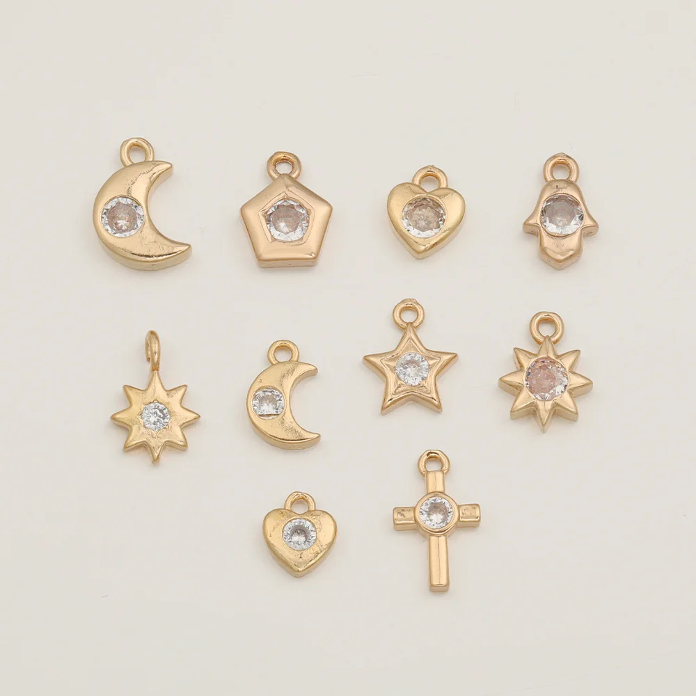 

Сердечный дизайн 100 шт. кулон «сделай сам»/изготовление своими руками/аксессуары для серег/ручная работа/фурнитура и компоненты для ювелирных изделий/подвески с цирконами # 194090