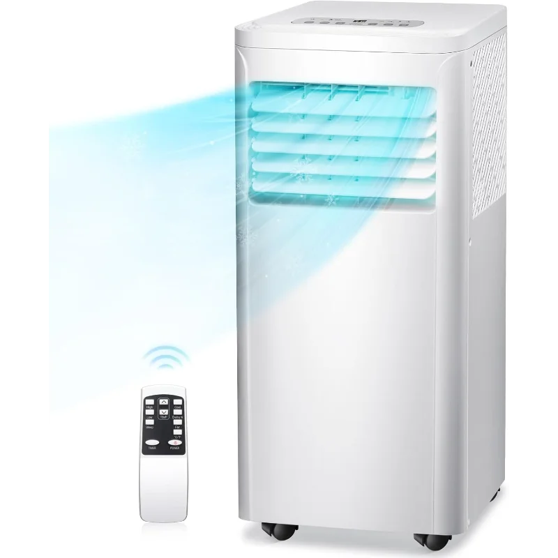 مكيف هواء محمول R.W.FLAME 8000 وحدة حرارية بريطانية مع جهاز تحكم عن بعد، وحدة تيار متردد قائمة لغرفة النوم والمرآب المنزلي RV، هواء 3 في 1