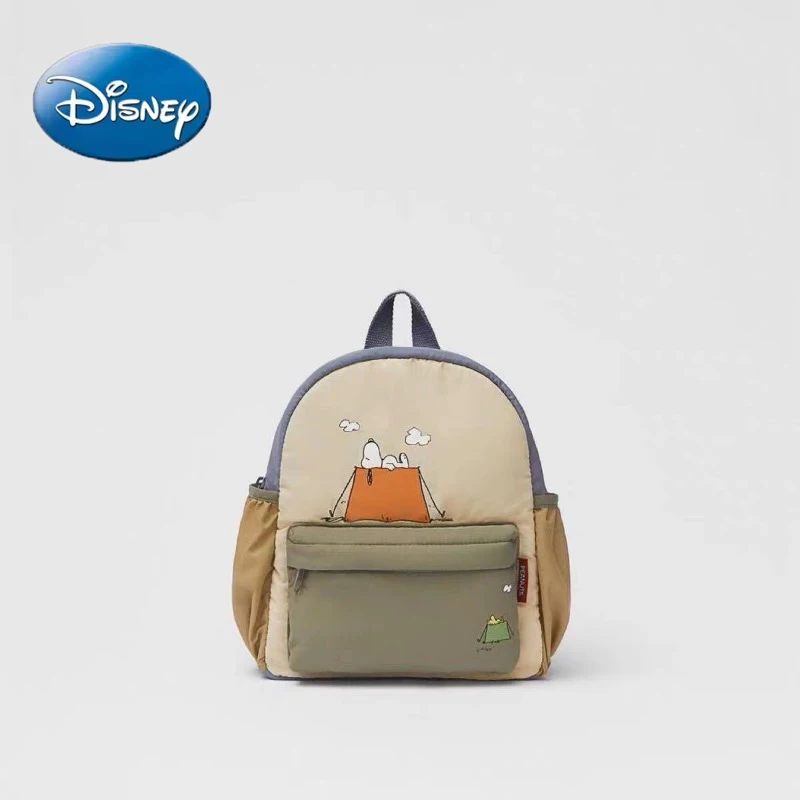 

Disney New Cartoon Snoopy Backpack Kindergarten Cute Fashion Color Blocking Backpack Mini Backpack Halloween Christmas Gifts