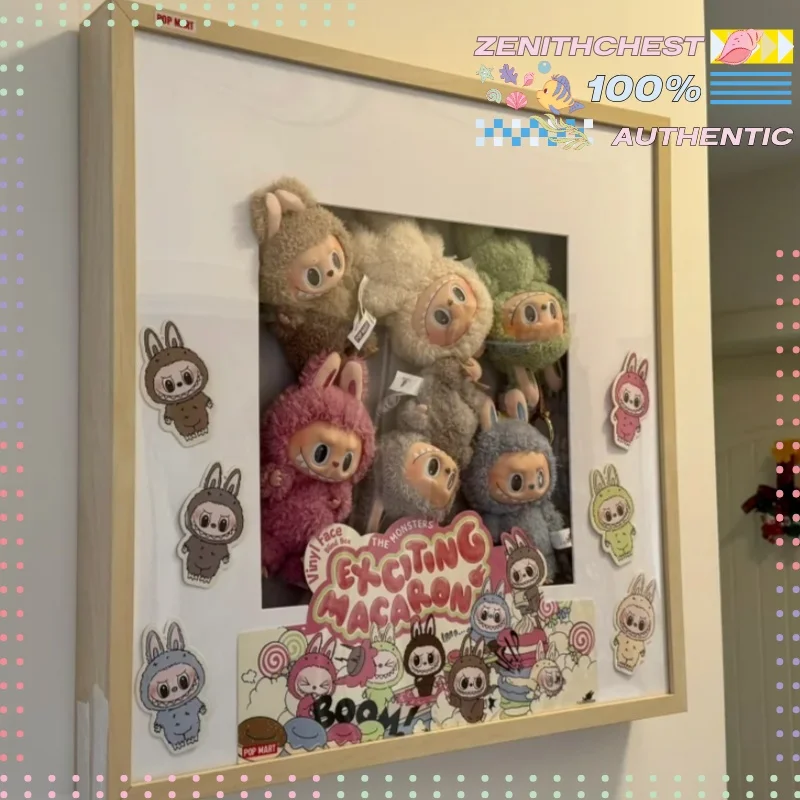 

In Stock POPMART LABUBU V1 Exciting Macaron Series Blind Box Vinyl Face Plush Doll Adorable LABUBU Doll Special Gift